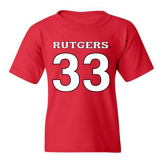 Rutgers - NCAA Women's Basketball : Kennedy Brandt - Replica Shersey Youth T-Shirt-0