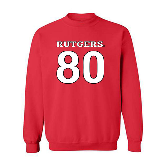 Rutgers - NCAA Football : Michael Thomas - Replica Shersey Crewneck Sweatshirt-0