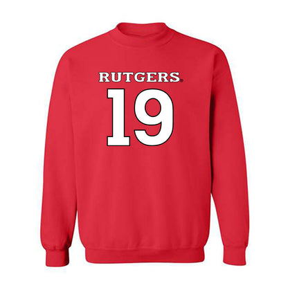Rutgers - NCAA Football : Davoun Fuse - Replica Shersey Crewneck Sweatshirt-0