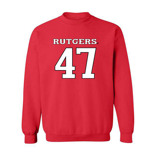 Rutgers - NCAA Football : Austin Dean - Replica Shersey Crewneck Sweatshirt-0