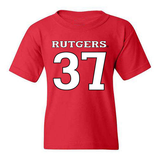 Rutgers - NCAA Football : RJ Wortman Jr - Replica Shersey Youth T-Shirt-0