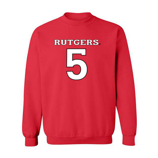 Rutgers - NCAA Football : Bradlee Jones - Replica Shersey Crewneck Sweatshirt-0