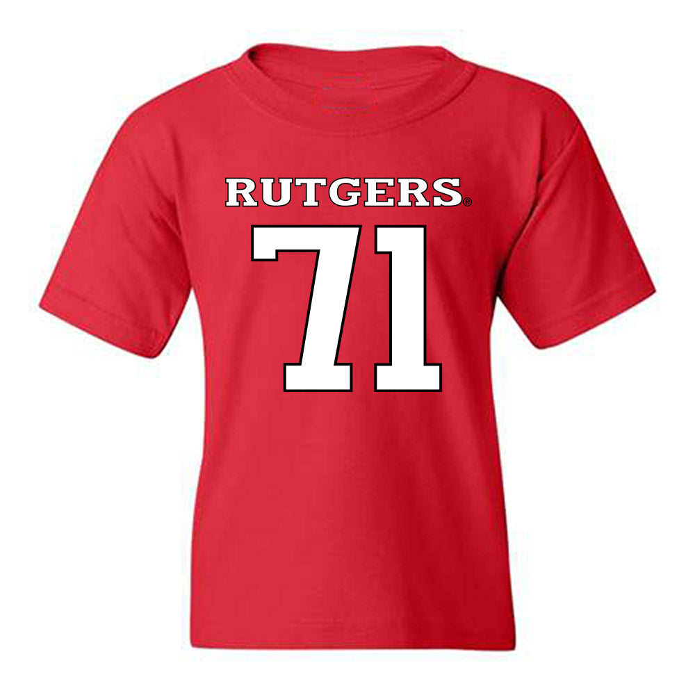 Rutgers - NCAA Football : Jared Smith - Replica Shersey Youth T-Shirt-0