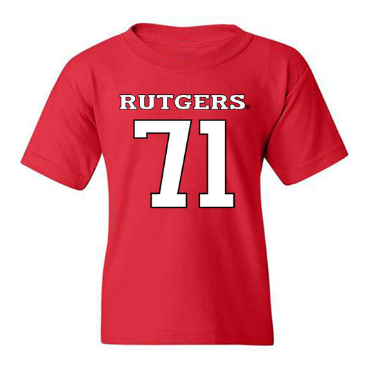 Rutgers - NCAA Football : Jared Smith - Replica Shersey Youth T-Shirt-0