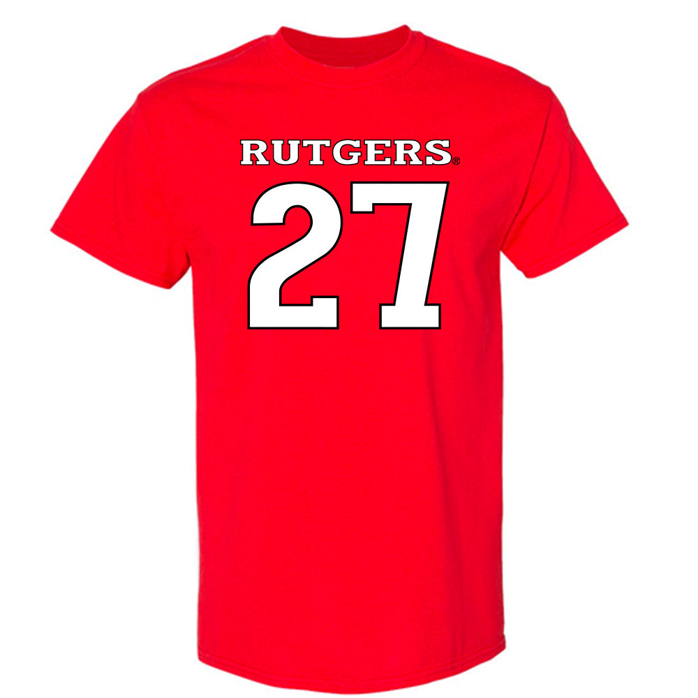 Rutgers - NCAA Football : Sage Clawges - Replica Shersey T-Shirt-0