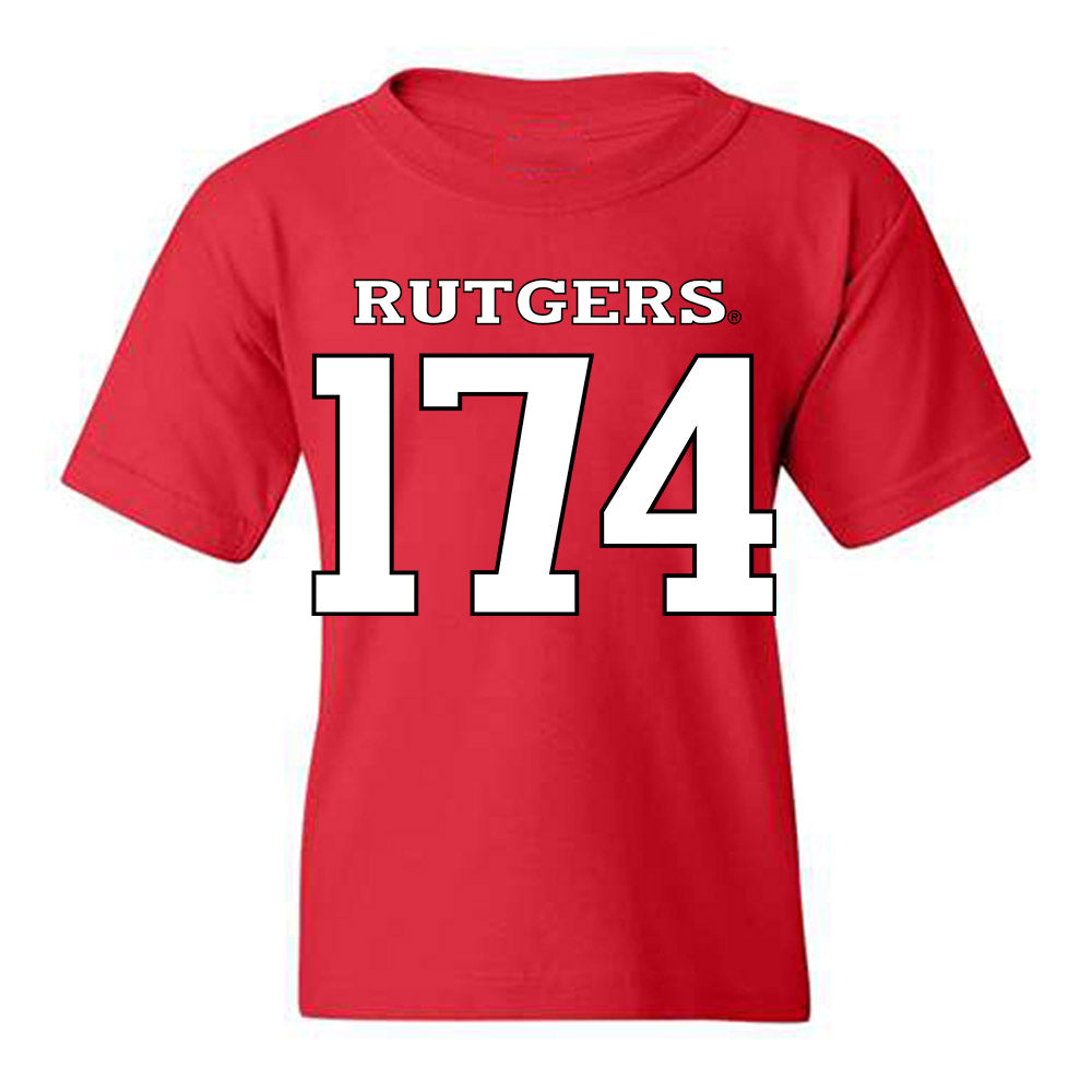 Rutgers - NCAA Wrestling : Nate Blanchette - Replica Shersey Youth T-Shirt-0