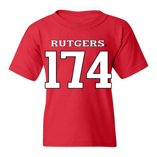Rutgers - NCAA Wrestling : Nate Blanchette - Replica Shersey Youth T-Shirt-0
