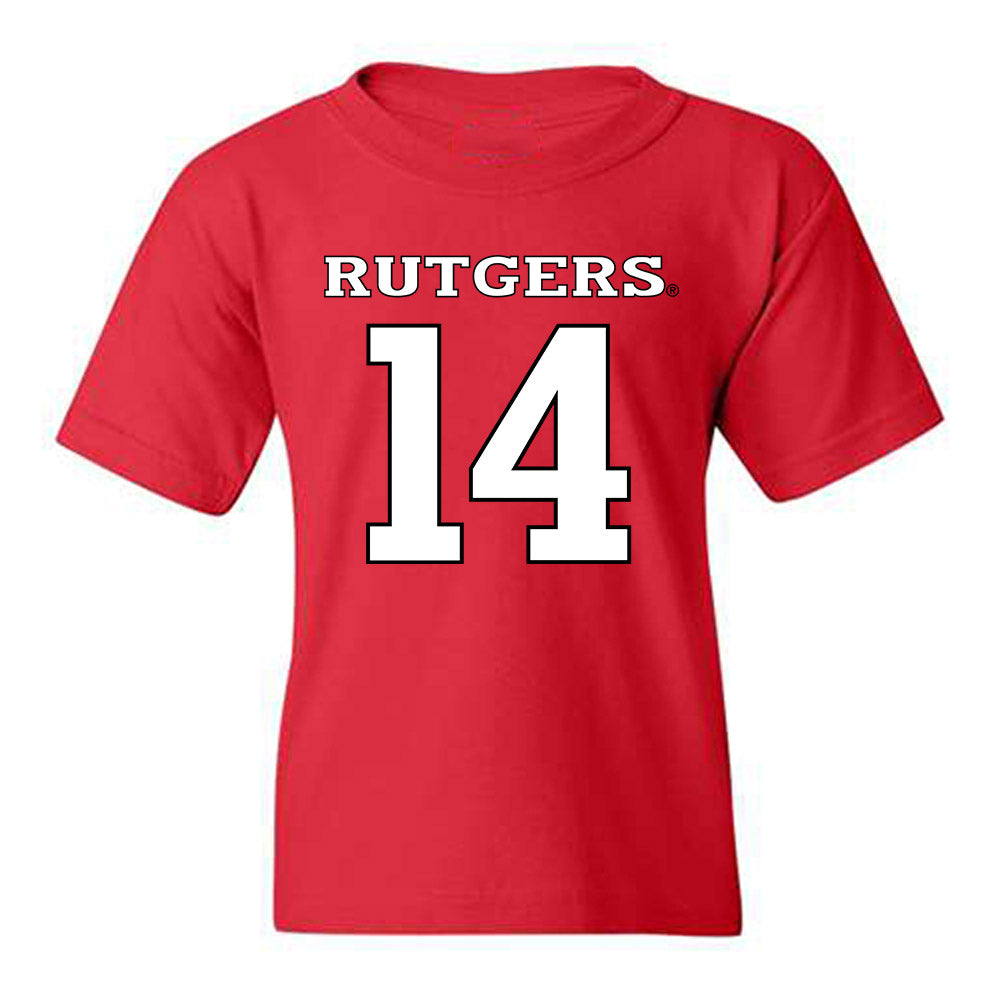 Rutgers - NCAA Football : RJ Johnson - Replica Shersey Youth T-Shirt-0