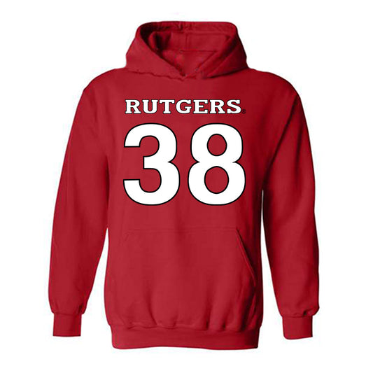Rutgers - NCAA Football : Joey Kopec III - Replica Shersey Hooded Sweatshirt-0