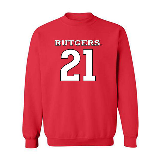 Rutgers - NCAA Football : Devonte Anderson - Replica Shersey Crewneck Sweatshirt-0