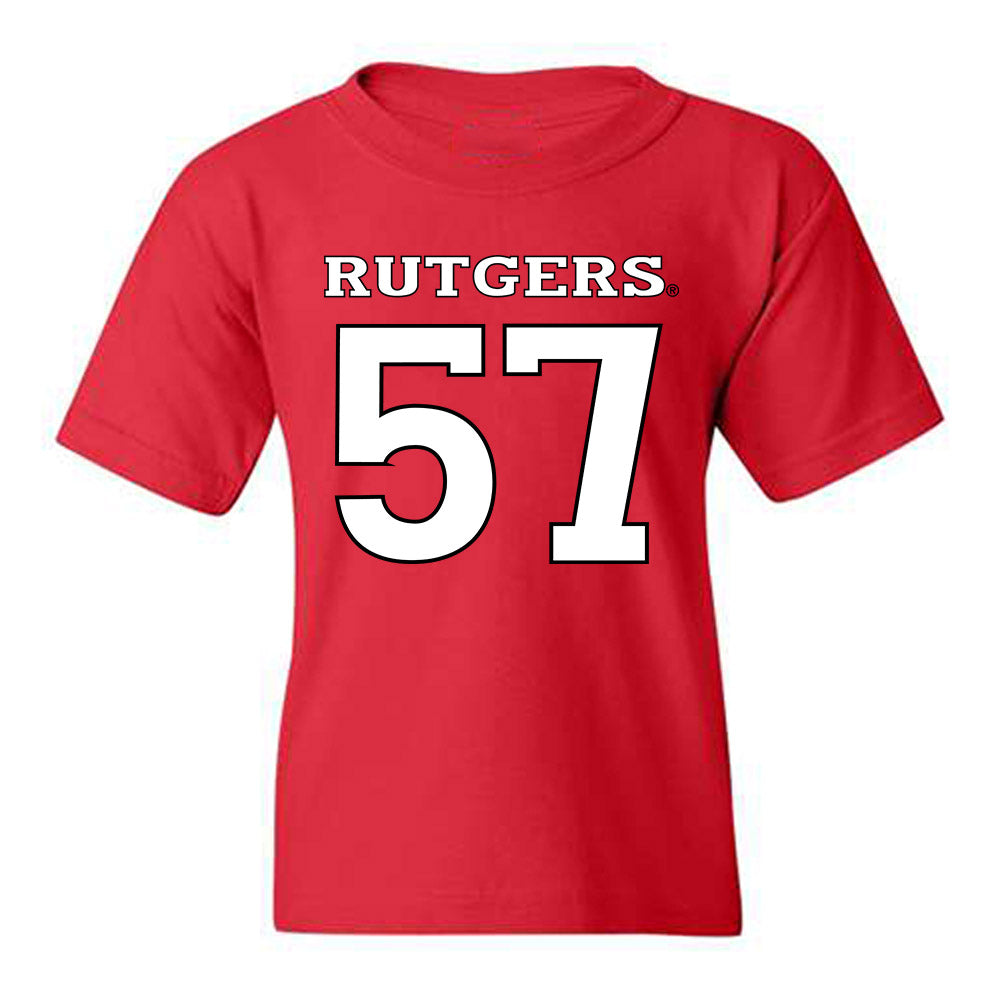 Rutgers - NCAA Football : Isaiah Cook - Replica Shersey Youth T-Shirt-0
