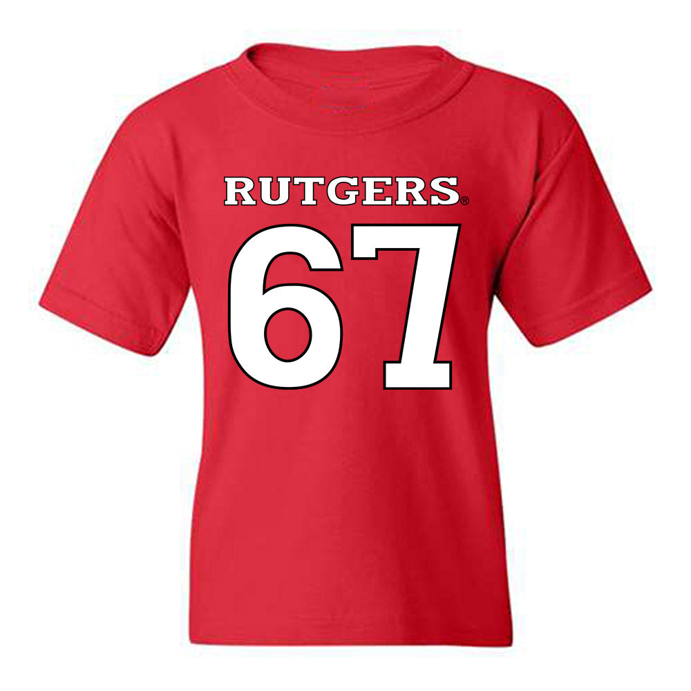 Rutgers - NCAA Football : Christopher Vigna - Replica Shersey Youth T-Shirt-0