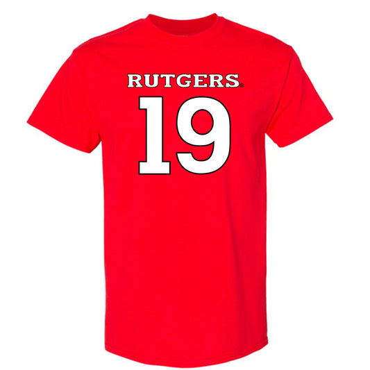 Rutgers - NCAA Men's Lacrosse : Ben McKelvy - Replica Shersey T-Shirt-0