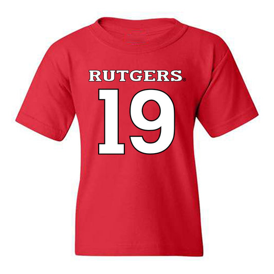 Rutgers - NCAA Football : Davoun Fuse - Replica Shersey Youth T-Shirt-0