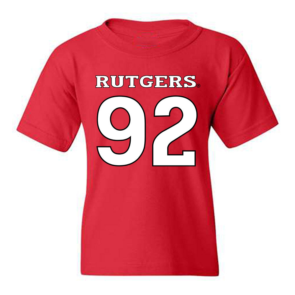 Rutgers - NCAA Football : Jermaine Polk - Replica Shersey Youth T-Shirt-0