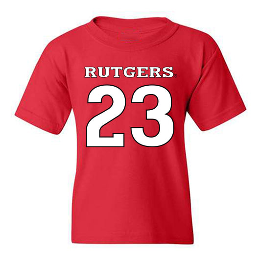 Rutgers - NCAA Football : Isaiah Deloatch - Replica Shersey Youth T-Shirt-0