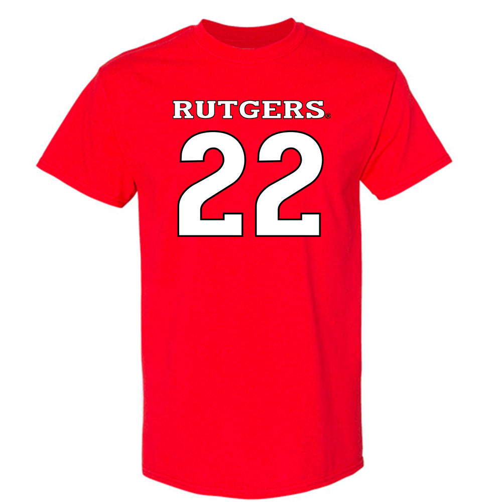 Rutgers - NCAA Football : Michael Clayton - Replica Shersey T-Shirt-0