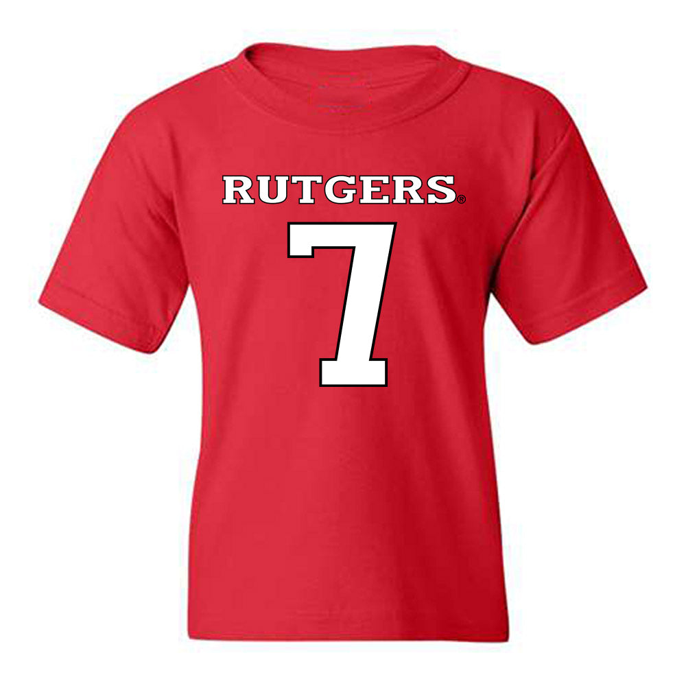Rutgers - NCAA Softball : Riley Hwang - Replica Shersey Youth T-Shirt-0