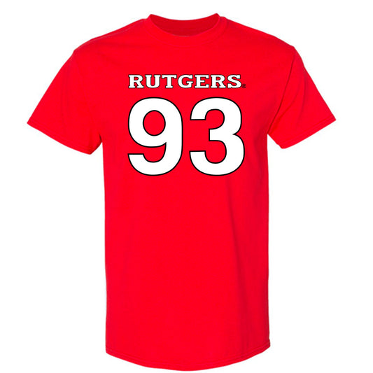 Rutgers - NCAA Football : Jack Scullion - Replica Shersey T-Shirt-0