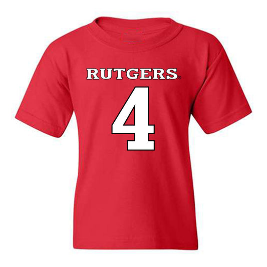 Rutgers - NCAA Softball : Charleigh Schuettler - Replica Shersey Youth T-Shirt-0