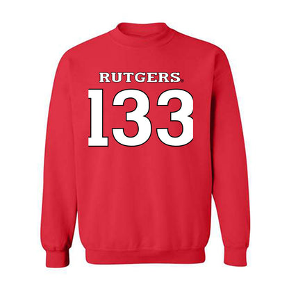 Rutgers - NCAA Wrestling : Mason Gibson - Replica Shersey Crewneck Sweatshirt-0