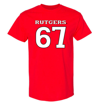 Rutgers - NCAA Football : Christopher Vigna - Replica Shersey T-Shirt-0
