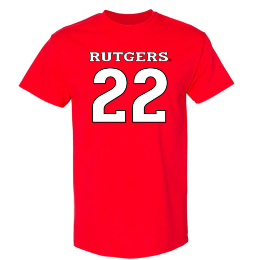 Rutgers - NCAA Men's Lacrosse : Joe Norton - Replica Shersey T-Shirt-0