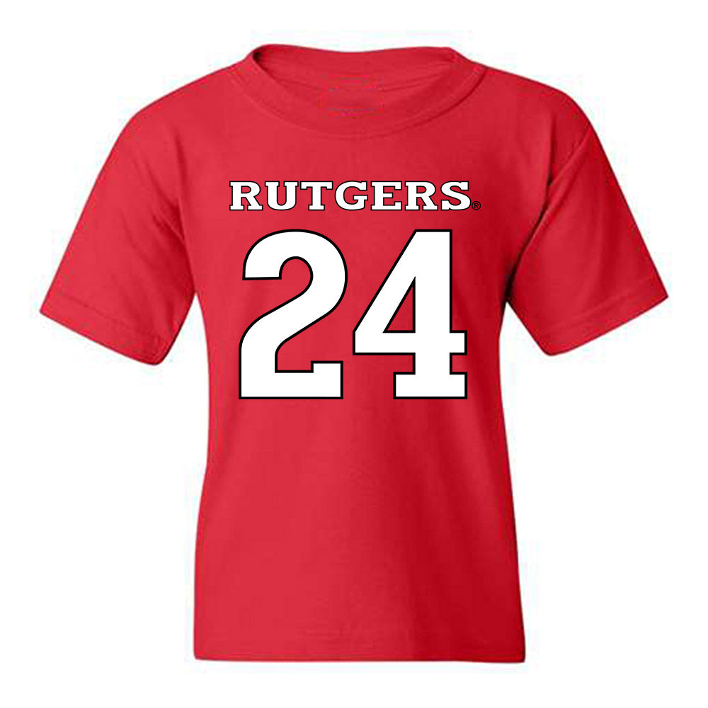 Rutgers - NCAA Men's Lacrosse : Mason Kelly - Replica Shersey Youth T-Shirt-0