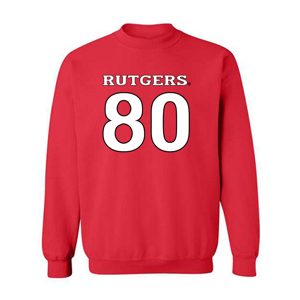 Rutgers - NCAA Football : Michael Thomas III - Replica Shersey Crewneck Sweatshirt-0
