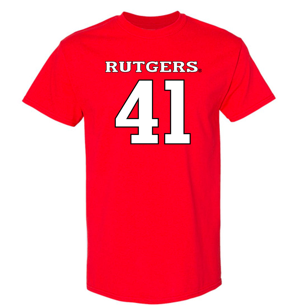 Rutgers - NCAA Football : Riley Wingate - Replica Shersey T-Shirt-0