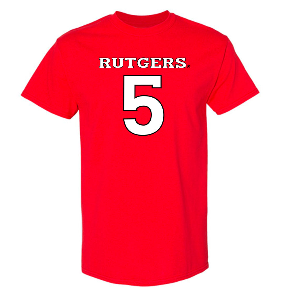 Rutgers - NCAA Baseball : Andrew Goldan - Replica Shersey T-Shirt-0