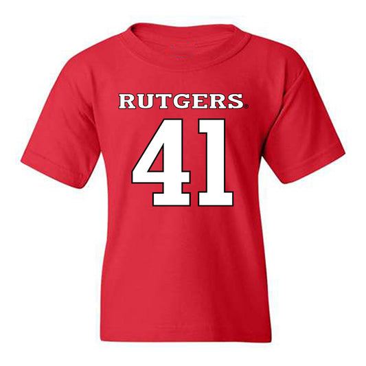 Rutgers - NCAA Football : Riley Wingate - Replica Shersey Youth T-Shirt-0