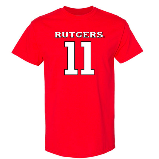 Rutgers - NCAA Football : Malachi Davis - Replica Shersey T-Shirt-0