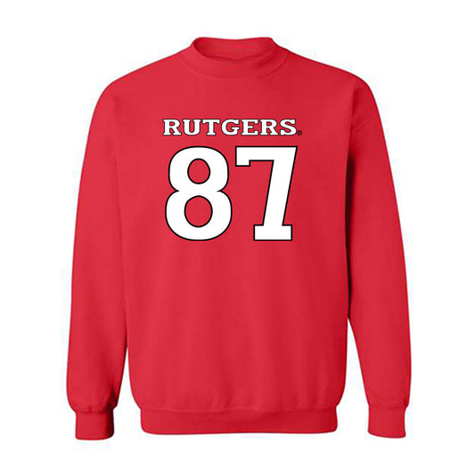 Rutgers - NCAA Football : Montgomery Keener - Replica Shersey Crewneck Sweatshirt-0