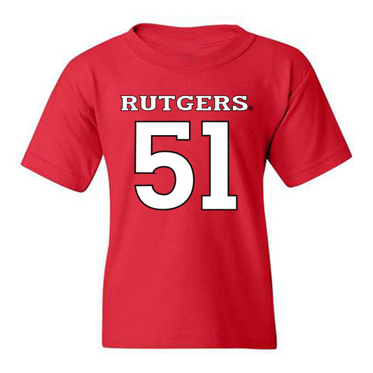 Rutgers - NCAA Football : Raymond Giacobbe - Replica Shersey Youth T-Shirt-0