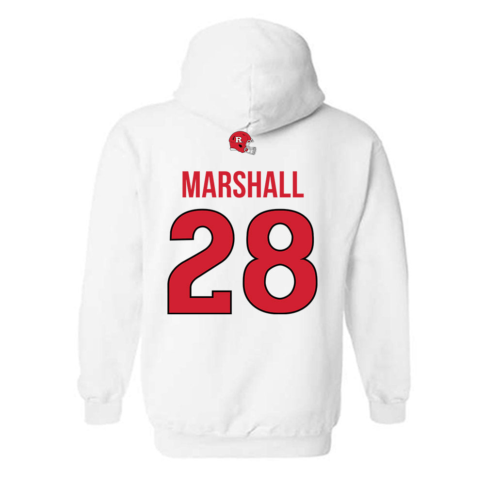 Rutgers - NCAA Football : Cannon Marshall - Classic Shersey Hooded Sweatshirt-1