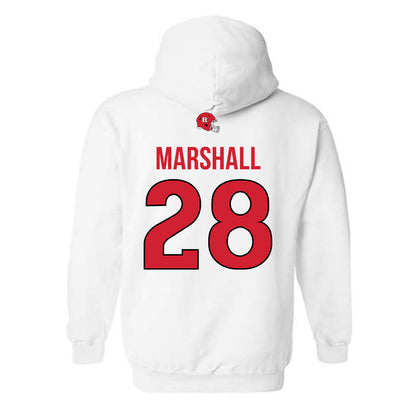 Rutgers - NCAA Football : Cannon Marshall - Classic Shersey Hooded Sweatshirt-1