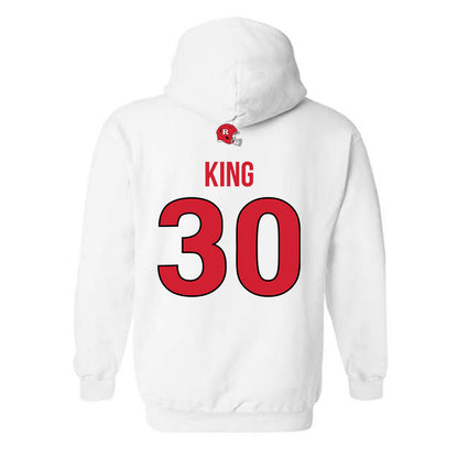 Rutgers - NCAA Football : Elijah King - Classic Shersey Hooded Sweatshirt-1