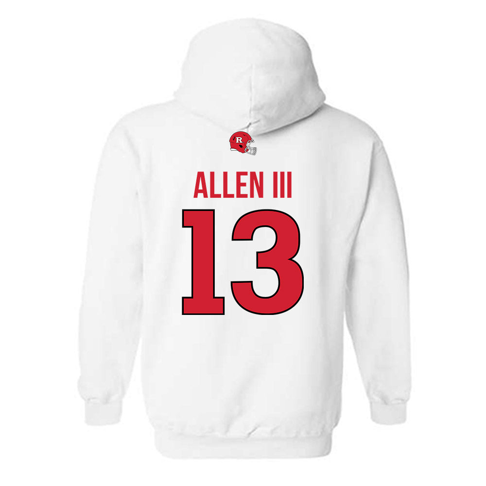 Rutgers - NCAA Football : Vernon Allen III - Classic Shersey Hooded Sweatshirt-1