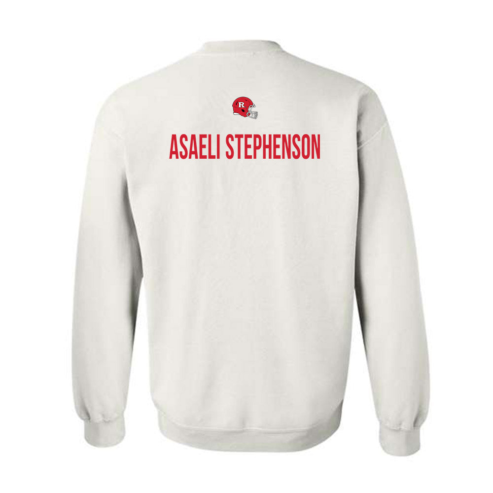 Rutgers - NCAA Football : Ian Asaeli Stephenson - Classic Shersey Crewneck Sweatshirt-1