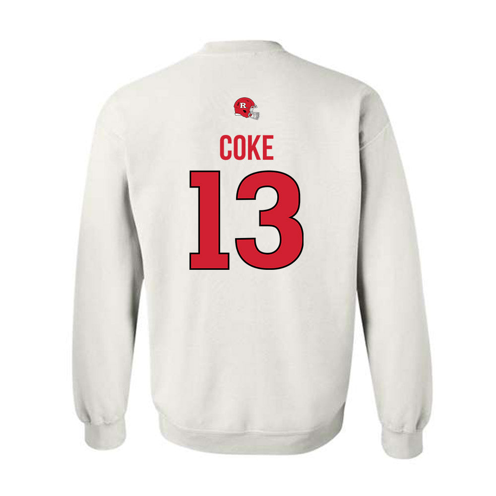 Rutgers - NCAA Football : Elias Coke - Classic Shersey Crewneck Sweatshirt-1