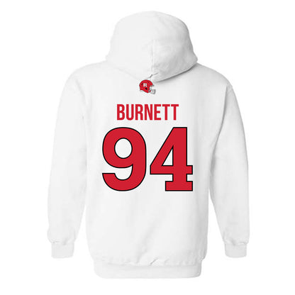 Rutgers - NCAA Football : Jdan Burnett - Classic Shersey Hooded Sweatshirt-1