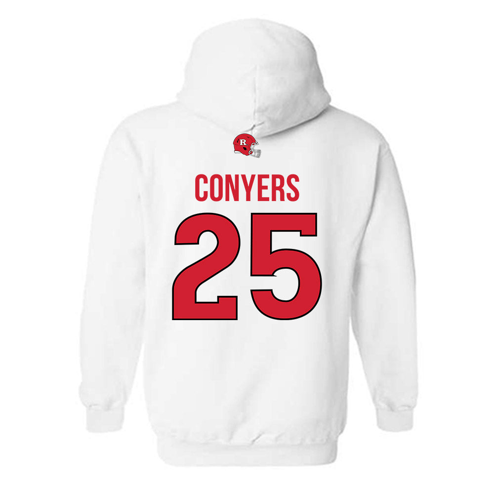 Rutgers - NCAA Football : Jamareis Conyers - Classic Shersey Hooded Sweatshirt-1