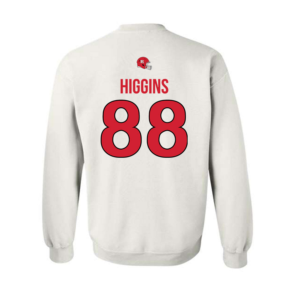 Rutgers - NCAA Football : Mike Higgins - Classic Shersey Crewneck Sweatshirt-1