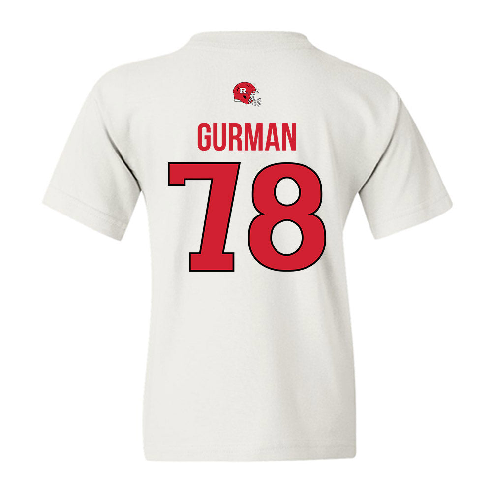 Rutgers - NCAA Football : Miron Gurman - Classic Shersey Youth T-Shirt-1