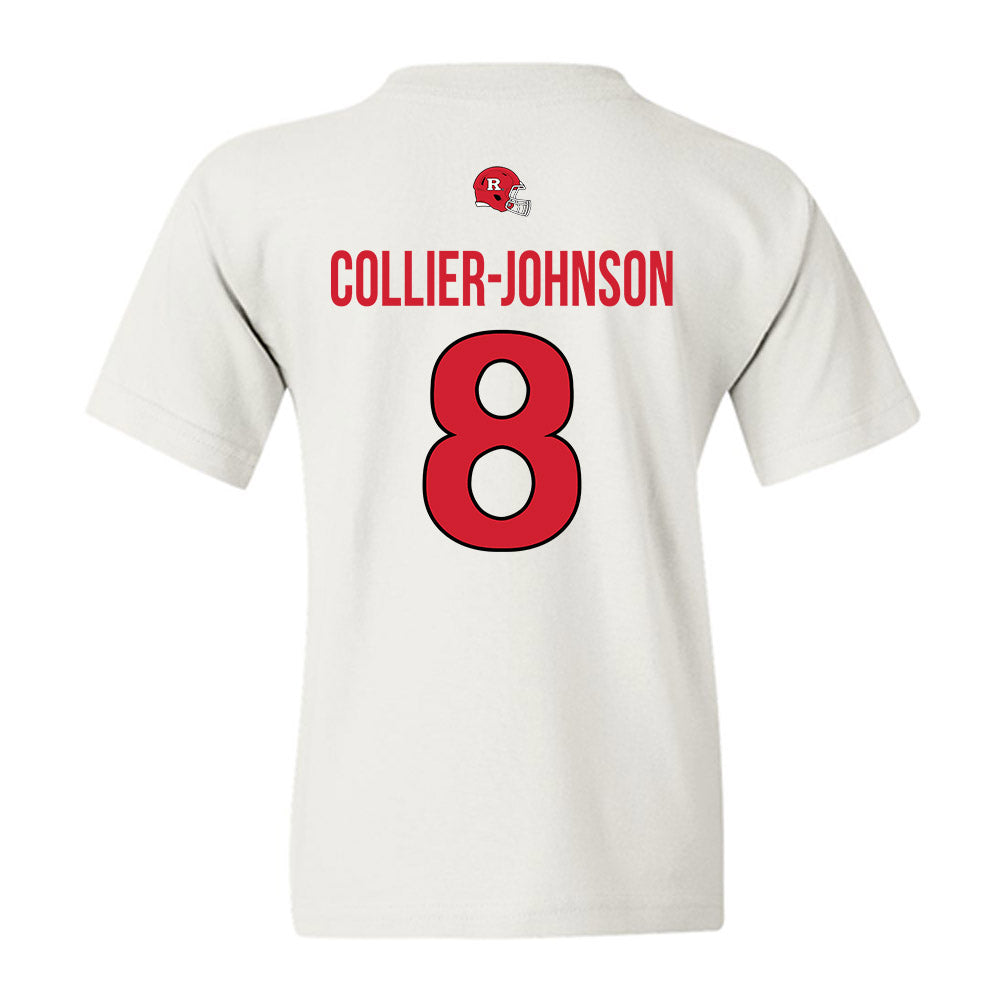 Rutgers - NCAA Football : Wydeek Collier-Johnson - Classic Shersey Youth T-Shirt-1