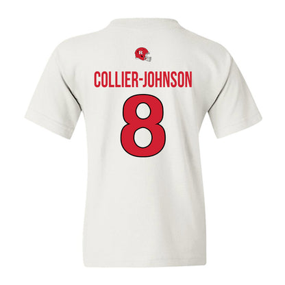 Rutgers - NCAA Football : Wydeek Collier-Johnson - Classic Shersey Youth T-Shirt-1