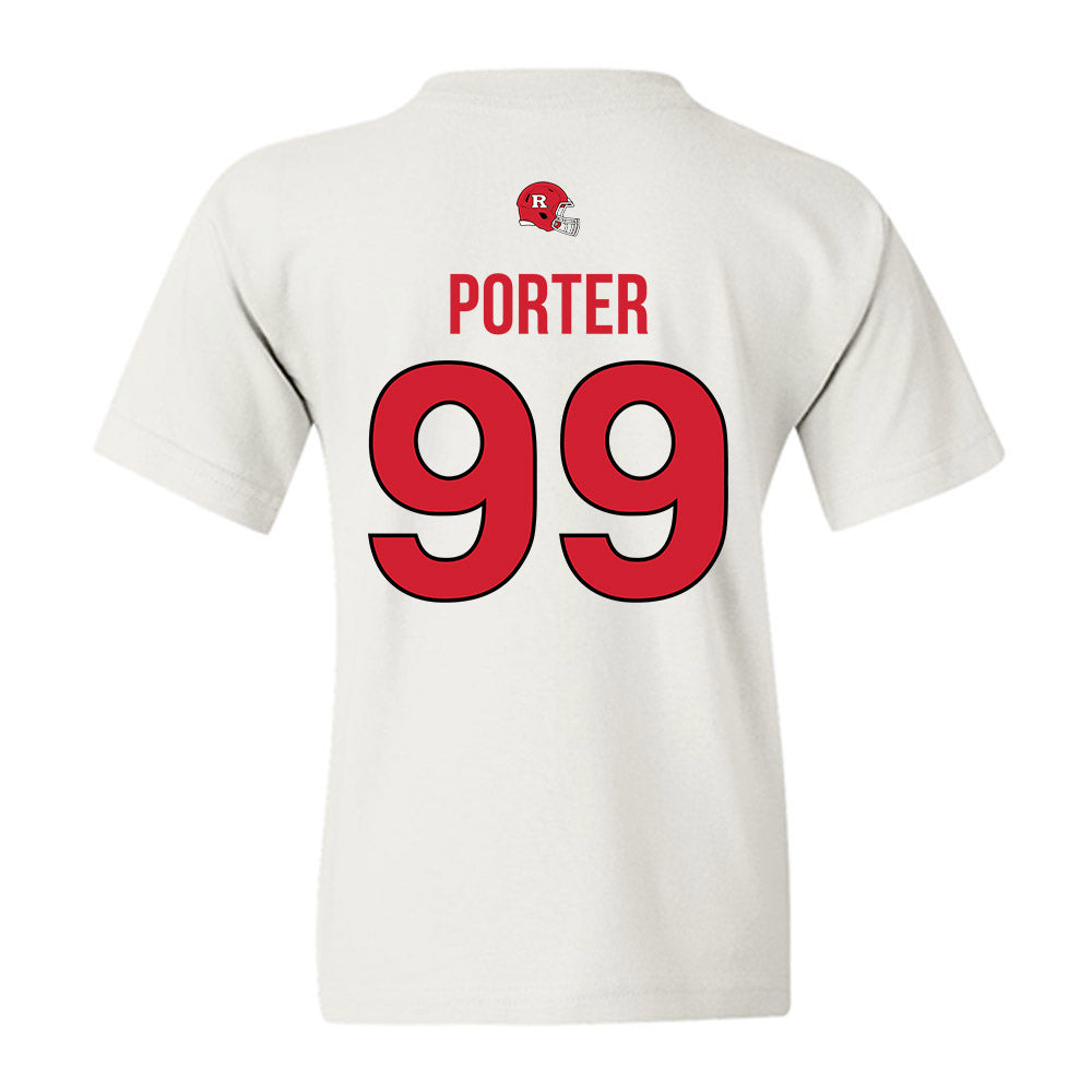 Rutgers - NCAA Football : Rondarius Porter - Classic Shersey Youth T-Shirt-1