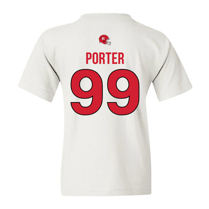 Rutgers - NCAA Football : Rondarius Porter - Classic Shersey Youth T-Shirt-1