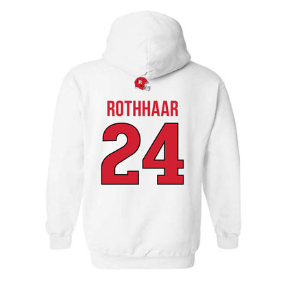 Rutgers - NCAA Football : Benjamin Rothhaar - Classic Shersey Hooded Sweatshirt-1